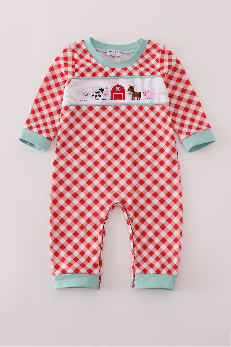 Red Farm Smoked Romper
