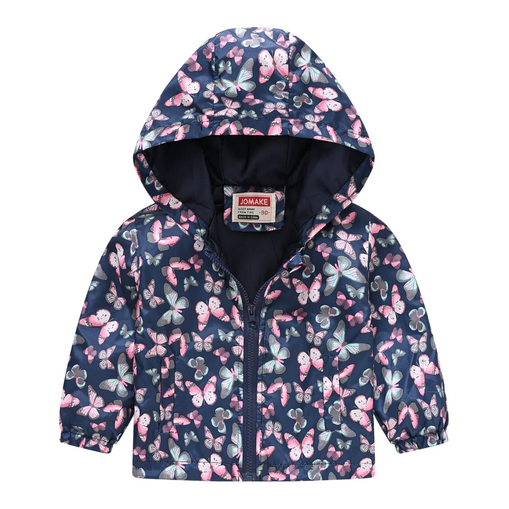 Windbreaker Jacket with Hood and Zip for Children Multivariant-15
