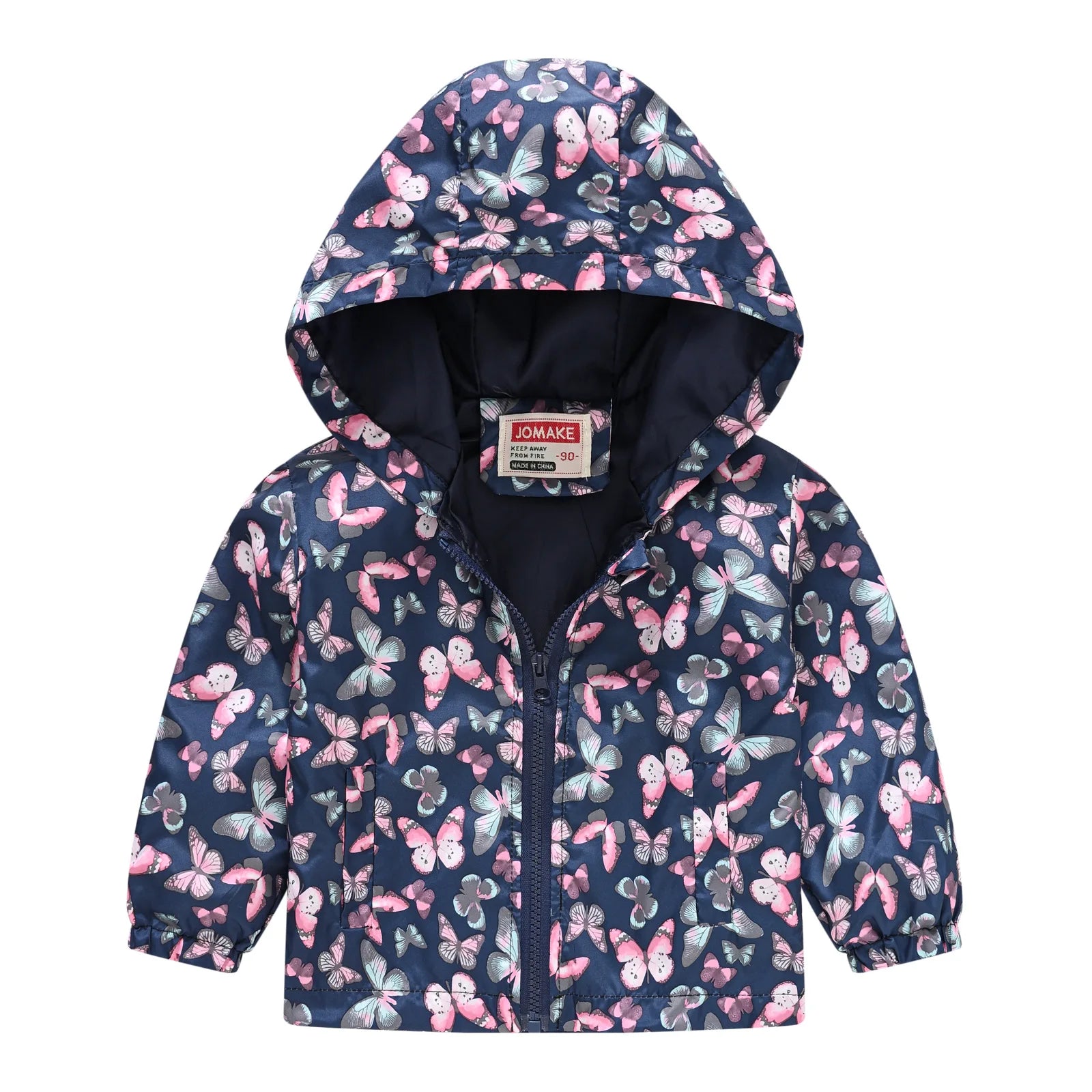 Windbreaker Jacket with Hood and Zip for Children Multivariant-15